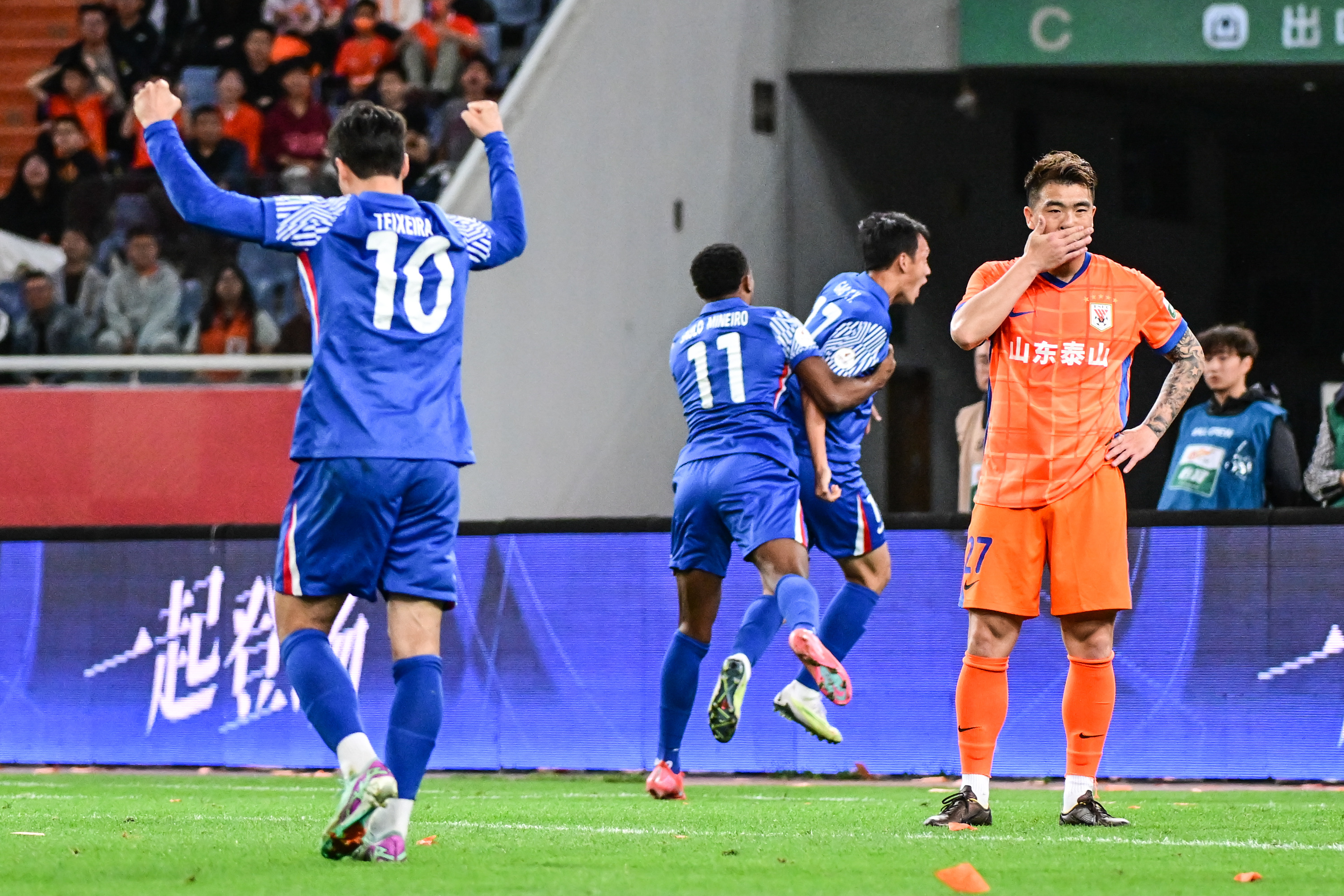 上海申花主场告捷，击败天津泰达